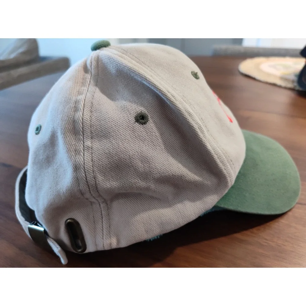 Vintage Comanche RAH-66 Helicopter Hat Khaki Green Cotton Adj Baseball Cap